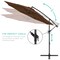 Best Choice Products 10ft Offset Hanging Outdoor Market Patio Umbrella w/ Easy Tilt Adjustment